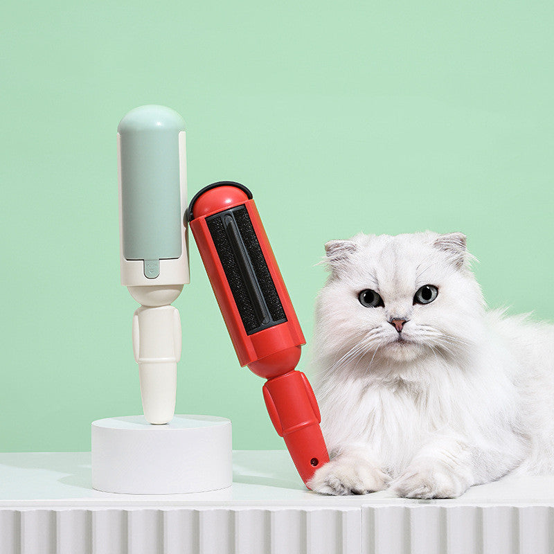 Pet Hair Remover Roller Comfy Non-Slip Handle Dog Cat Portable