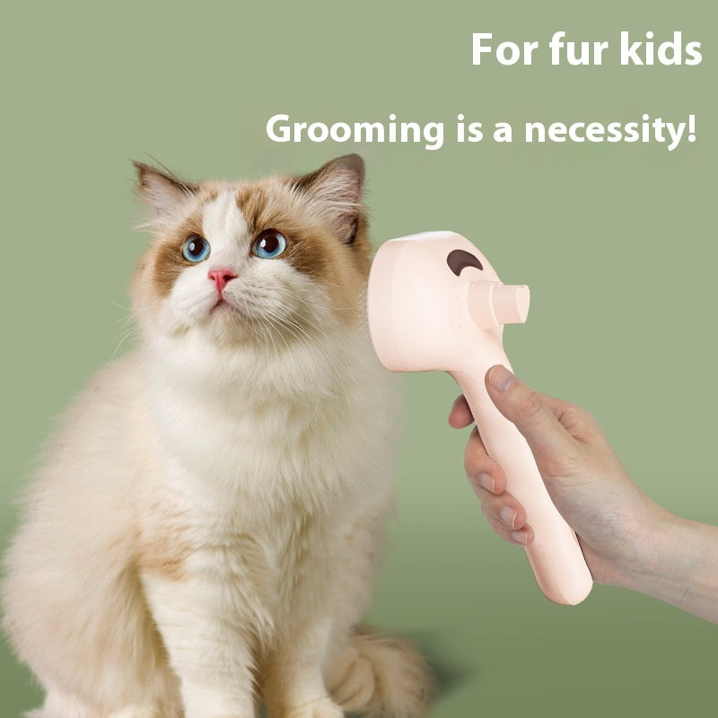 Pets Spray Hair Comb Pet Hair Remover Cleaning Brush Cats Grooming Dog Accessories Tools Dematting Water Mist Humidifier Comb Pet Supplies.