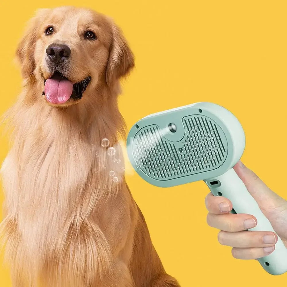 Pets Spray Hair Comb Pet Hair Remover Cleaning Brush Cats Grooming Dog Accessories Tools Dematting Water Mist Humidifier Comb Pet Supplies.