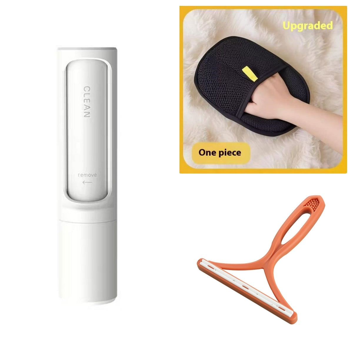 2-1 Reusable Pet Hair Remover Brush.