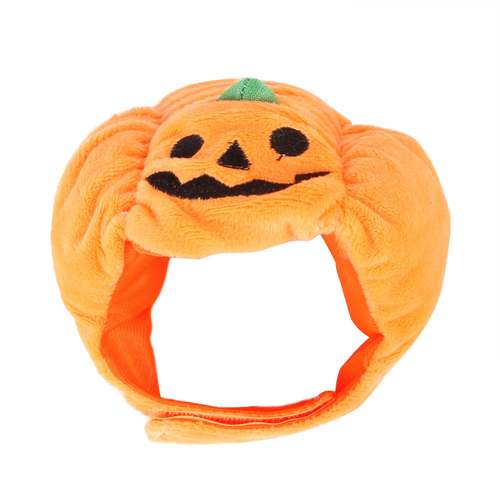 Pet Hat Halloween Pumpkin Costume.