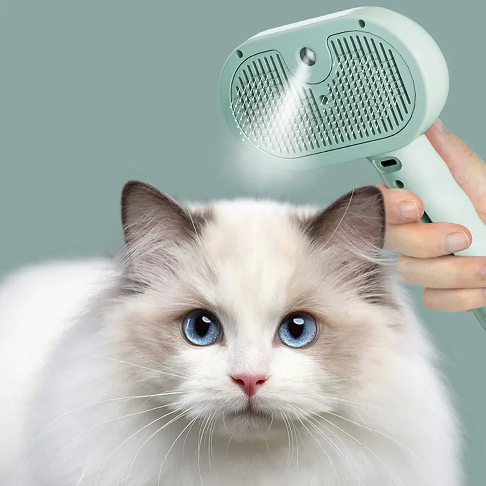 Pets Spray Hair Comb Pet Hair Remover Cleaning Brush Cats Grooming Dog Accessories Tools Dematting Water Mist Humidifier Comb Pet Supplies.