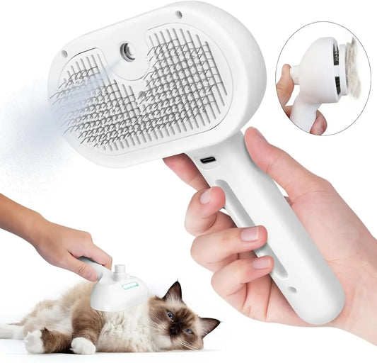 Pets Spray Hair Comb Pet Hair Remover Cleaning Brush Cats Grooming Dog Accessories Tools Dematting Water Mist Humidifier Comb Pet Supplies.