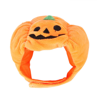 Pet Hat Halloween Pumpkin Costume.